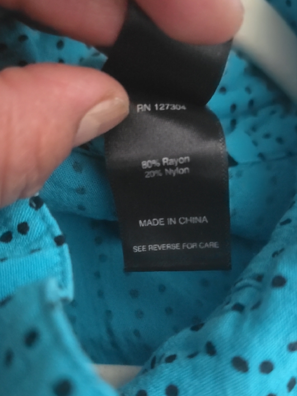 Ali Miles Turquoise Button-Front Textured Shirt - Picture 10 of 11